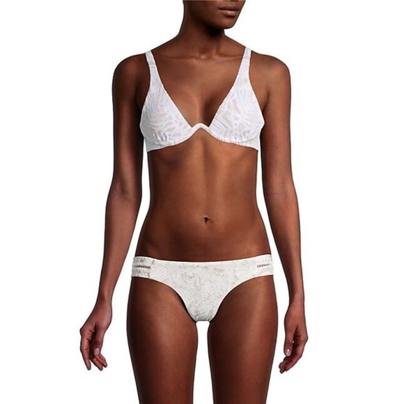 NWT Pilyq underwire bikini top & high waist bottom - Picture 2 of 11